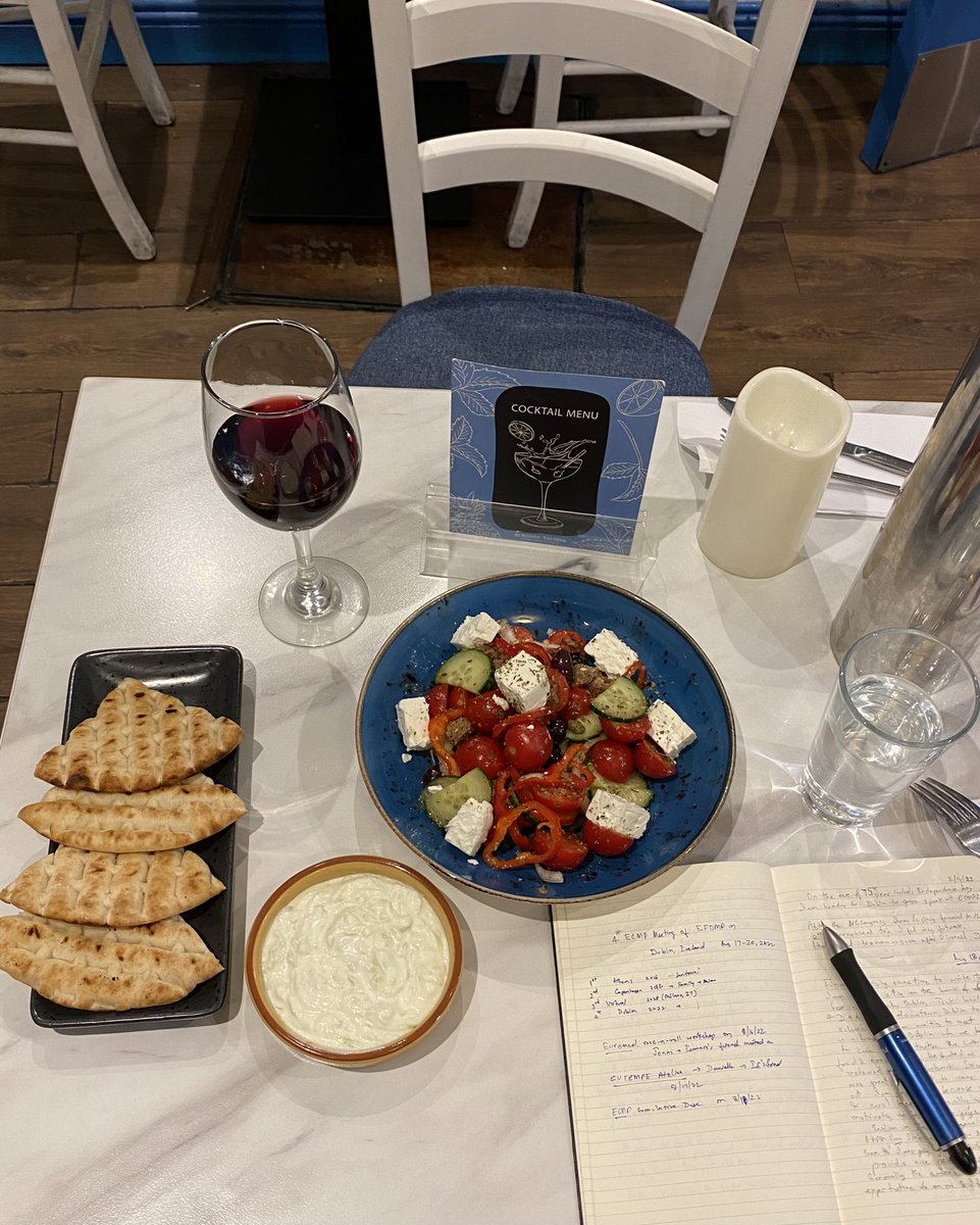 mmahesh1's tweet photo. Dublin Diaries:
Almost packed and ready to head home. Usually last day ritual is to have dinner quietly and write my thoughts and reflections of the trip. Doing the same at #Mykonas Taverna, a Greek restaurant near #templebar area https://t.co/zqKZ8W9y5S