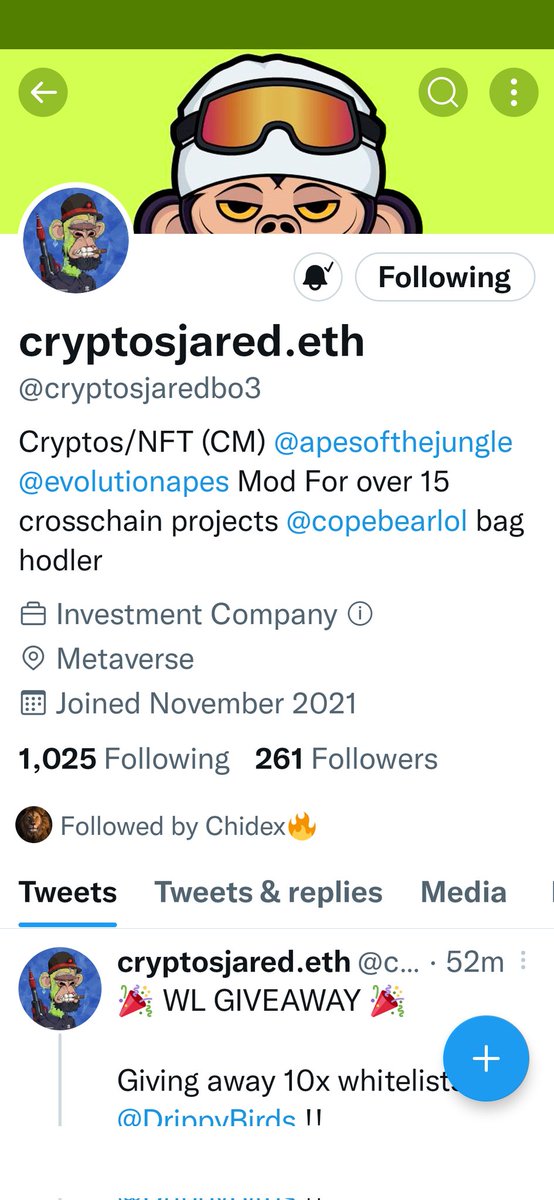 modupe_omole's tweet photo. @cryptosjaredbo3 @DrippyBirds @jaro3th Done https://t.co/vd4VbpwGgC