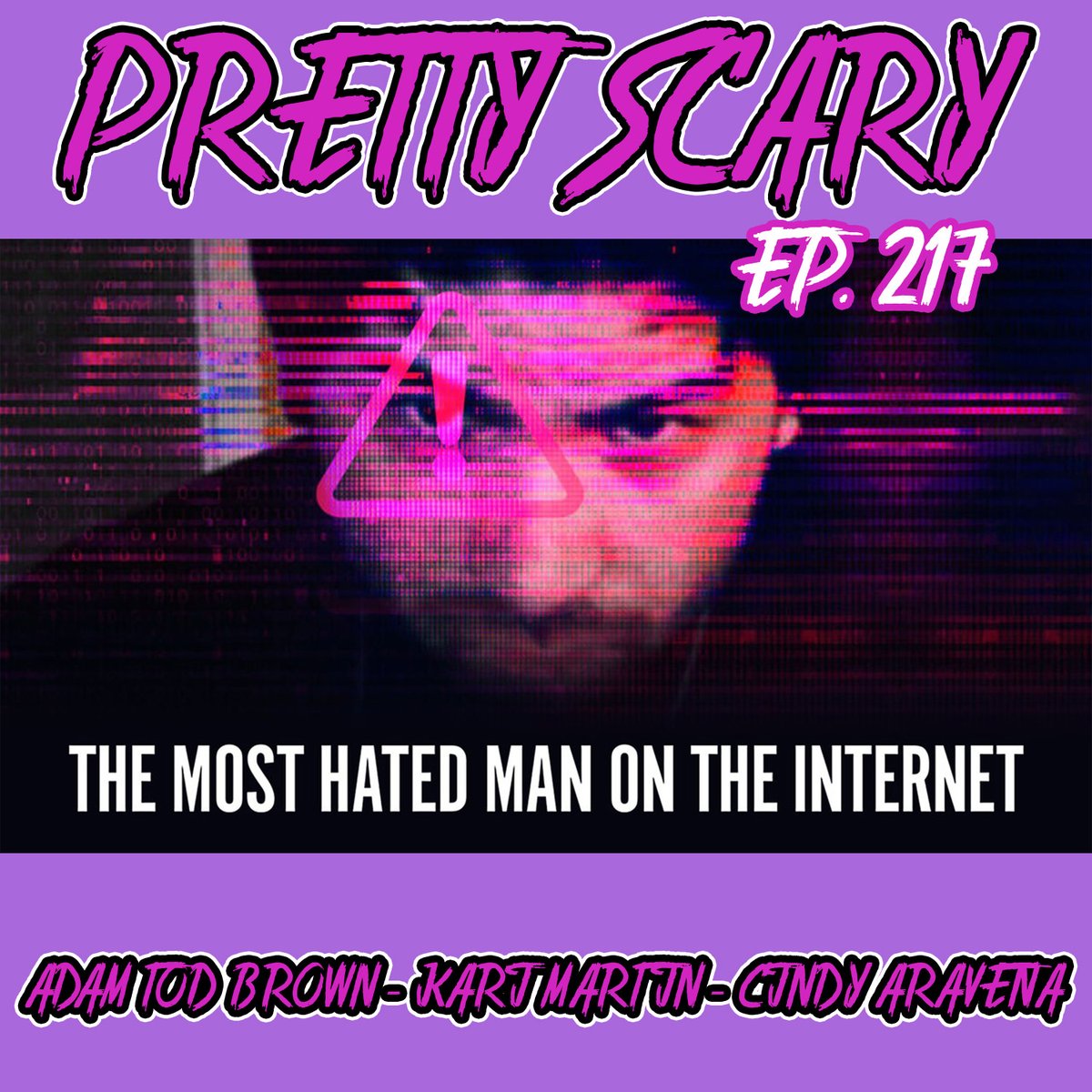 PrettyScaryBoo's tweet image. There's a new @PrettyScaryBoo up for you to listen to with your ears! @adamtodbrown @karimartin722 and @cindyaravenajr talk about a Netflix documentary about the worst website run by the worst person! Get it at anchor.fm/prettyscary or all the other podcast places!