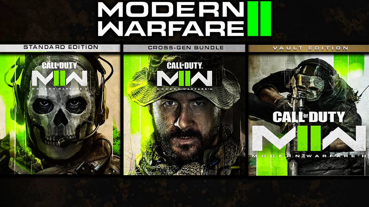 TheEsportsCloud's tweet image. Giving away ONE #MWII  Standard Edition, ONE Cross-Gen Edition and ONE Vault Edition!

RETWEET + FOLLOW (so that I can DM you for details) + REPLY with your platform (PS/XBOX/PC) and I will hook someone up!!

WINNERS will be picked on August 29th!!💰

#MWII | #ModernWarfare2