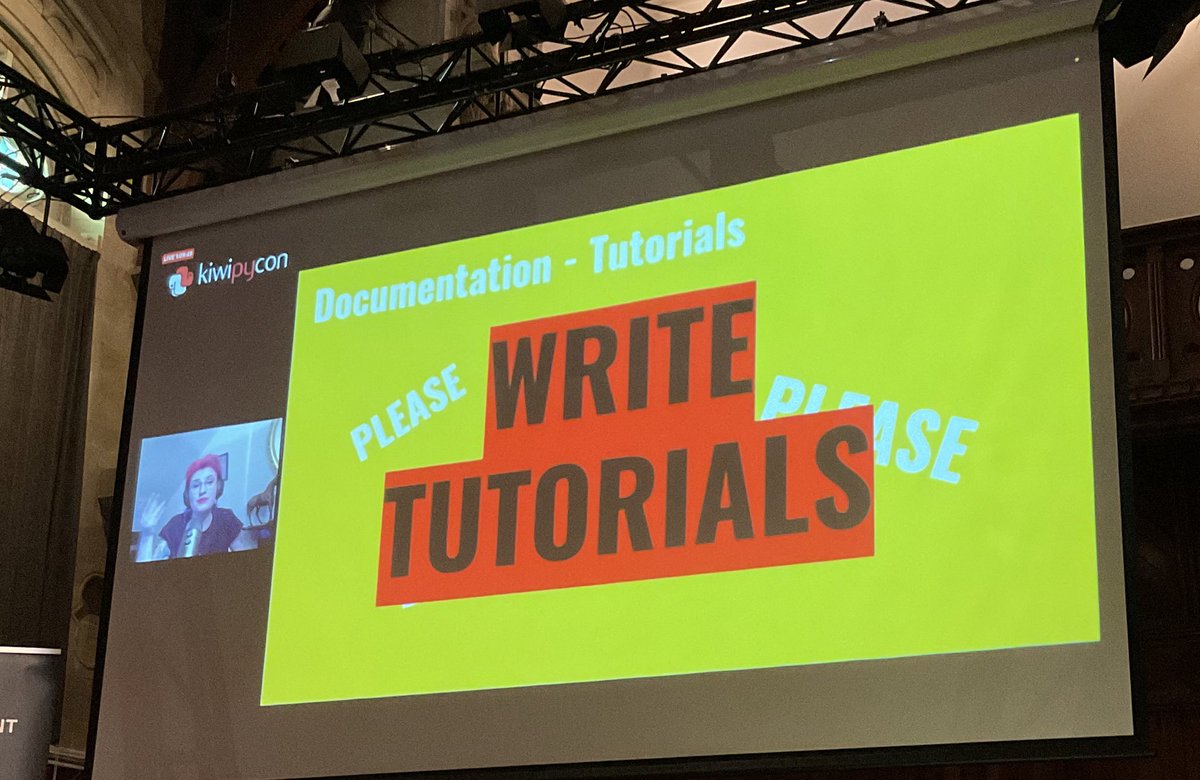 kiwipycon's tweet image. Peals of wisdom from Dr. Héloïse Stevance @Sydonahi at the #KiwiPyCon Sunday keynote.
+ Fail but do it with class
+ Write tutorials for your code 
+ License your code
+ “Forget ‘best’ practice. You just need good enough practice.” 

#WeAreKiwiPyCon