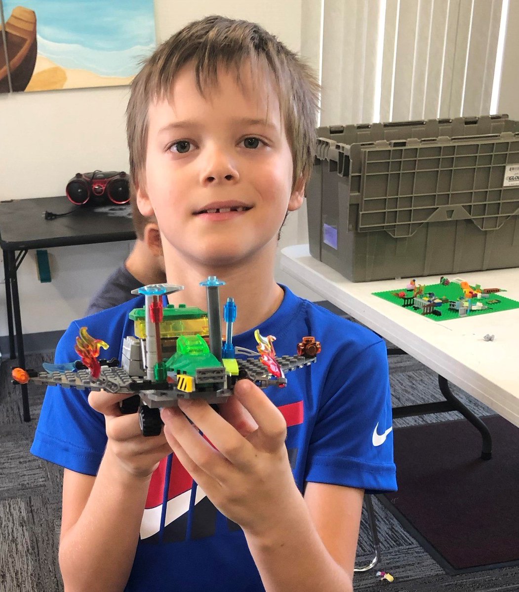 MEL_ibrary's tweet photo. Families enjoyed creating together at Lego Club. What a fun way to start their weekend making imaginative Lego creations at the Mary Esther Public Library.

#legoclub #libraryfun #familytime https://t.co/ZSCN3Ob9NA