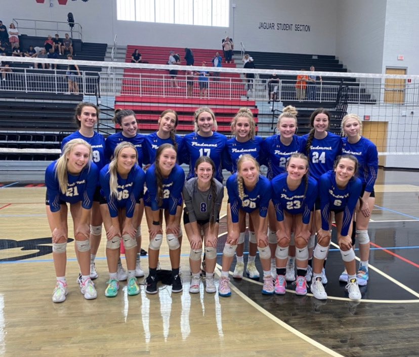 PiedmontAth's tweet photo. Varsity Volleyball won the Silver bracket at Westmoore!  Macy Lee was named All-Tournament! https://t.co/0pSUSpOVQd