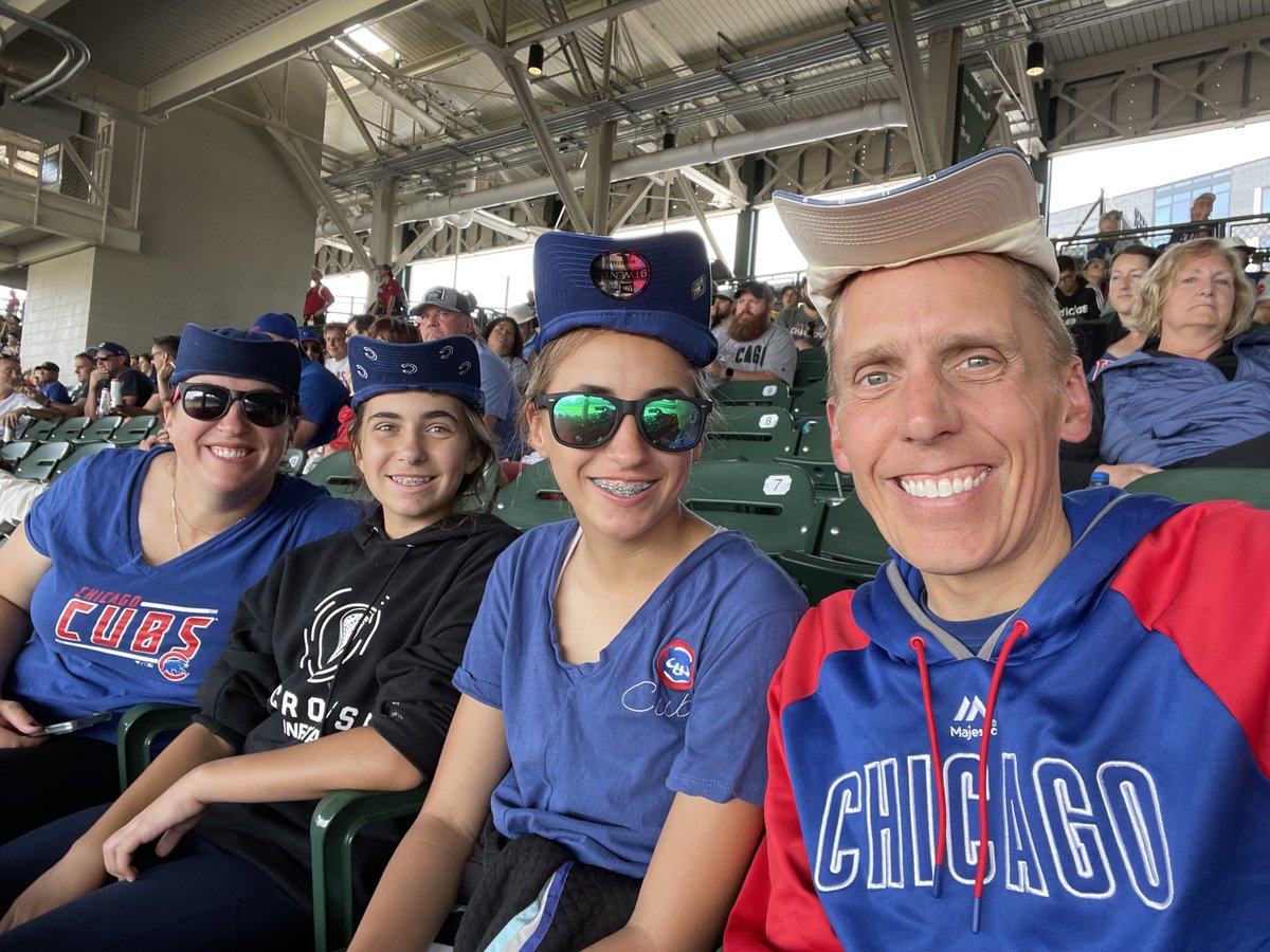 Ted_Schmidt's tweet photo. Rally hat time at Wrigley Field. #cubs #wrigleyfield https://t.co/GO1SgcKVj1