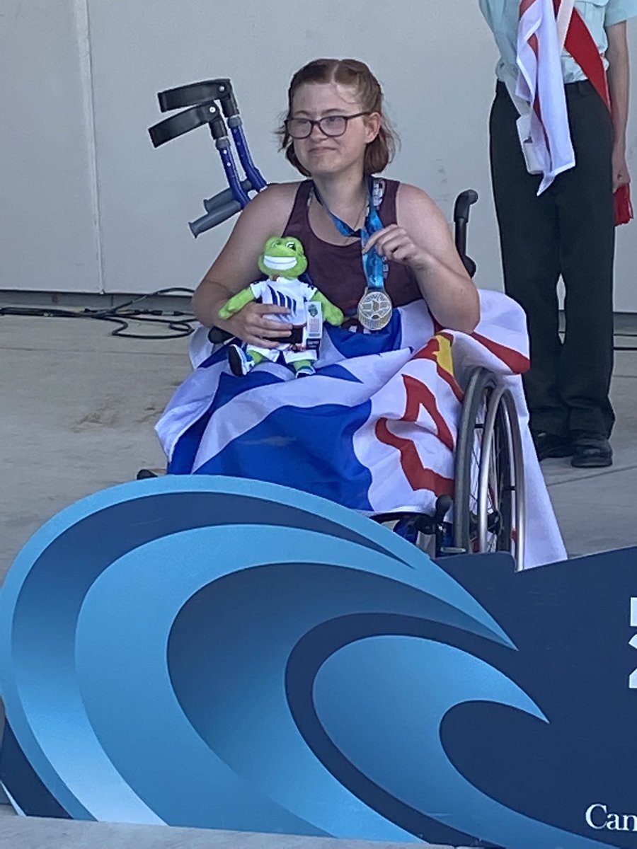 Cori Hicks Silver medalist in the 400m wheelchair at Canada Games Park, congratulations Cori , Go Team NL GO. <a href="/teamnl/">TeamNL</a>
