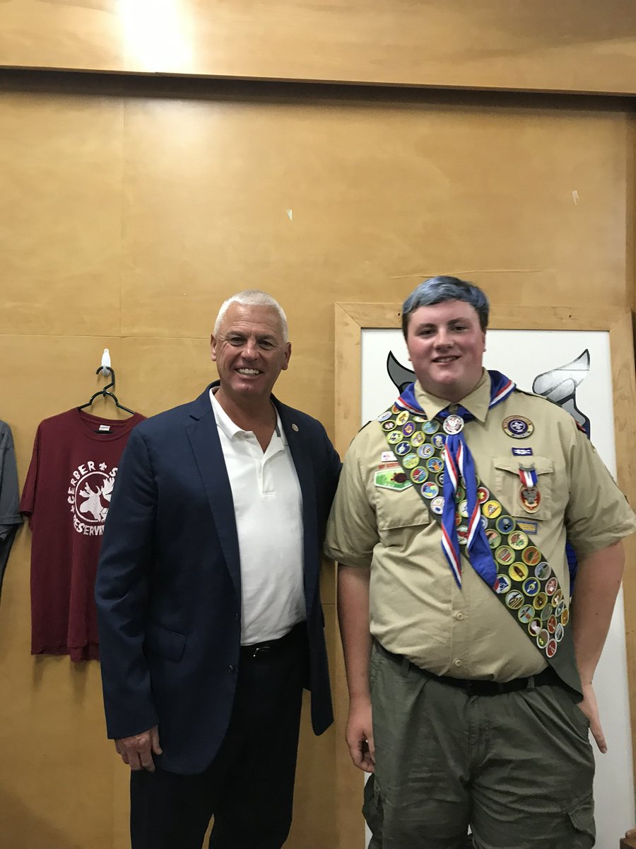 SenJonBumstead's tweet photo. Congratulations to Zachary for earning the rank of Eagle Scout. https://t.co/XcPpn7OQ0s