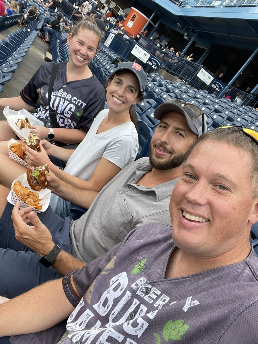 JVanderiest's tweet photo. Last night was a @wmwhitecaps victory but tonight it’s the Beer City Bunghammers turn sec 120 row 15 seat 15-18.  #datenight #tweetyourseat #ruthchris #beercity #nokids #whitecaps #bunghammers https://t.co/CJ5APPdXDU
