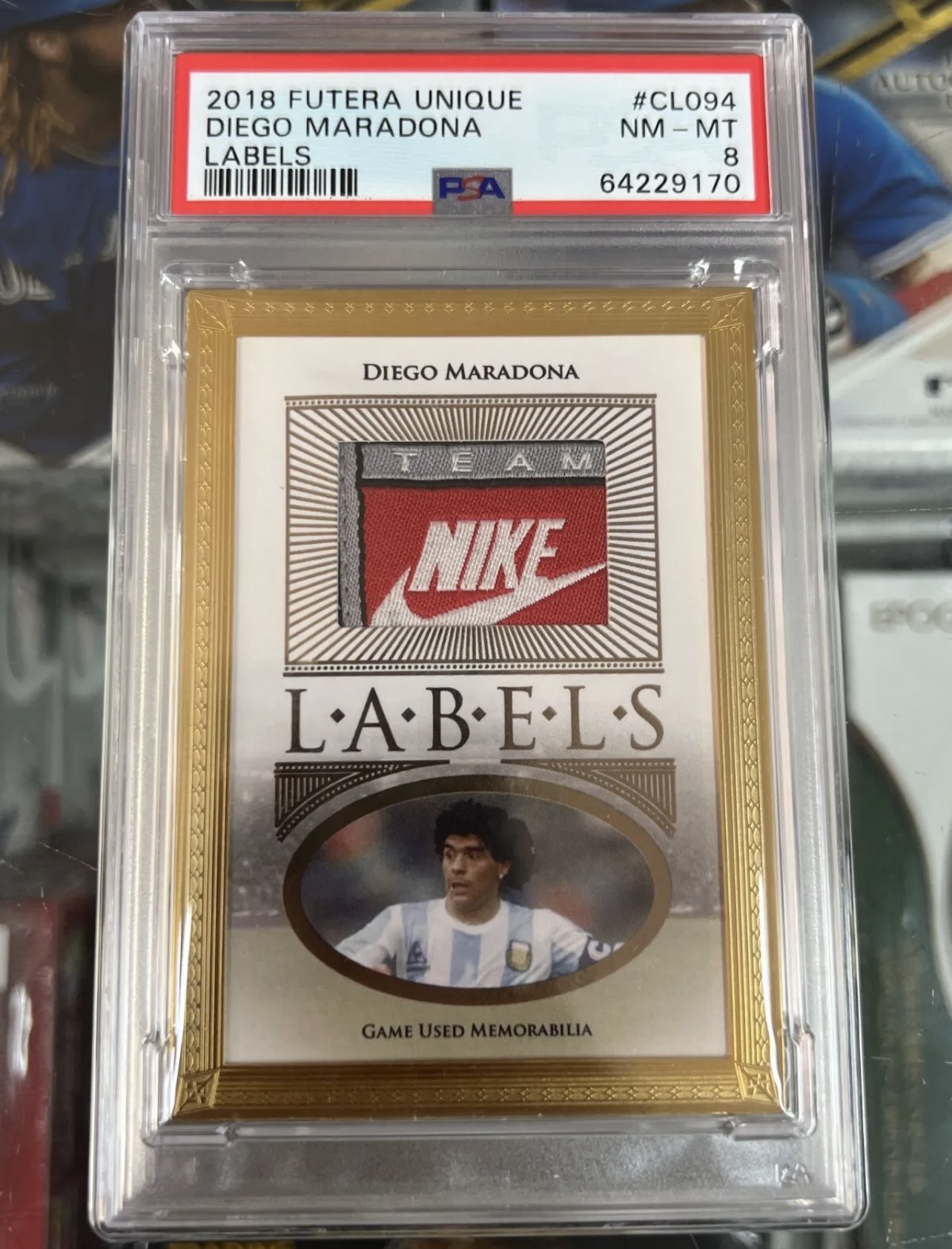 FUTERA  マラドーナ 2018 Futera World Football Legends Diego Maradona #WFL06 SGC