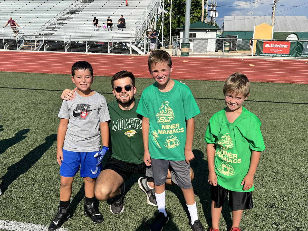 Miners_FB's tweet photo. First annual Miner Maniacs Youth Camp off to a great start!
#FutureMiners #PickAxeTakeNames https://t.co/bgtCetx5Kx