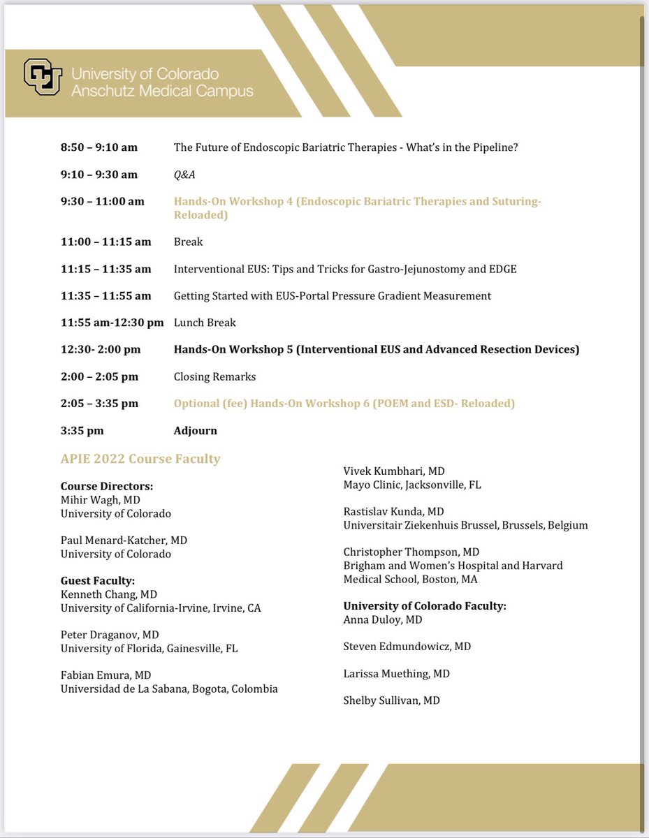 drdalbir's tweet photo. Do not miss out on this opportunity to learn from world’s best in the field of interventional #endoscopy organized by @mswaghden and #paulmenardkatcher at #LasVegas #APIEcourse #gitwitter #GASTROENTEROLOGY
Register soon
https://t.co/8CBY409bem https://t.co/NsSEHIXHrJ