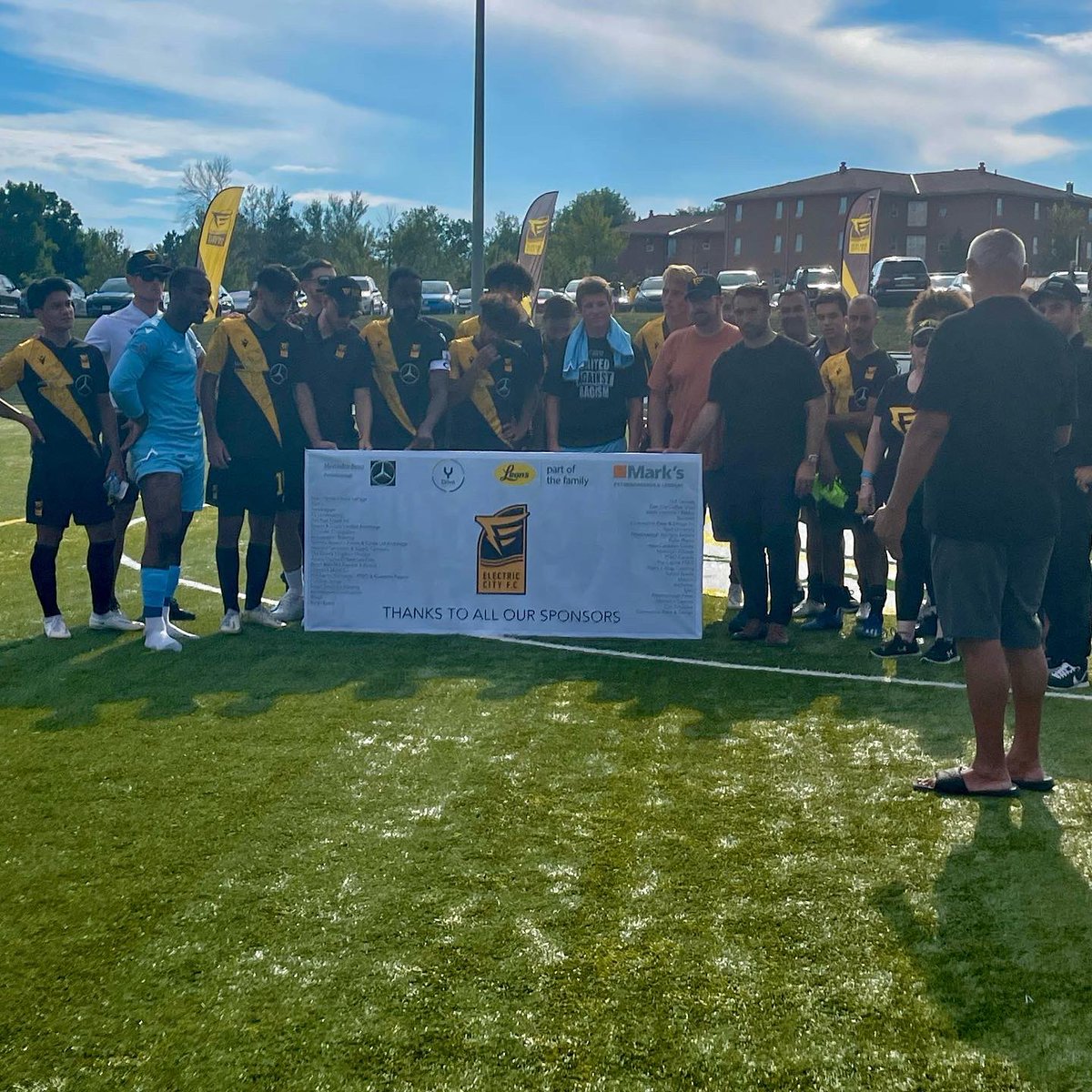 Thank you <a href="/ElectricCityFC/">Electric City Football Club</a> for an amazing first season. It was amazing to get to know the players representing #peterborough

Looking forward to next season! So amazing for the kids and fans of ⚽️ 🙌👏

ECFC Superfan/Sponsor