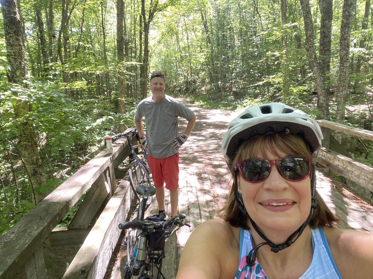 hrouelle's tweet photo. Biking, swimming and maple creemees…perfect Saturday! #summer #GrotonStateForest #MorseMapleFarm @VTStateParks #BoulderBeach https://t.co/8O36MLQBxx
