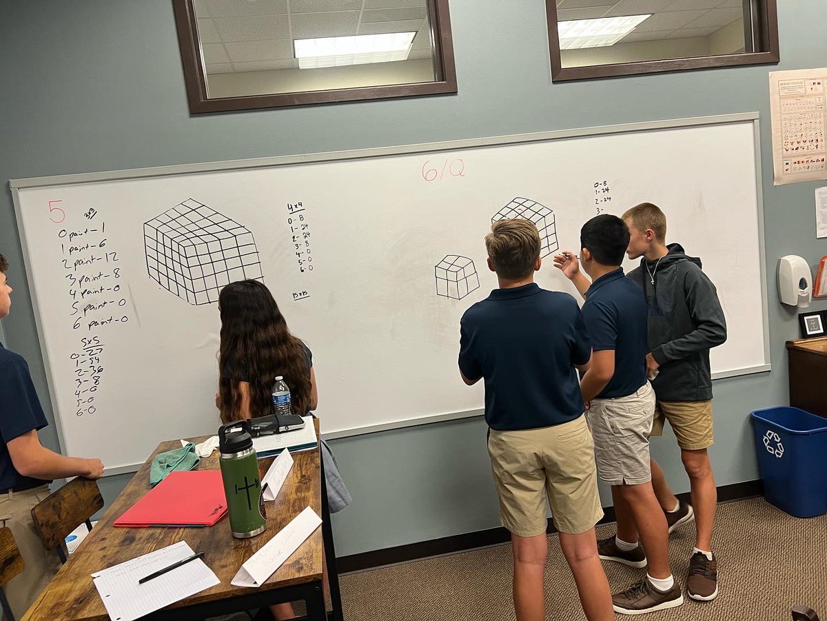 RSA_Math's tweet photo. Jumping in with thinking tasks for the first days of school. From upper grades to lower grades. Thanks @pgliljedahl for the BTC training! https://t.co/xilj9LhsrD
