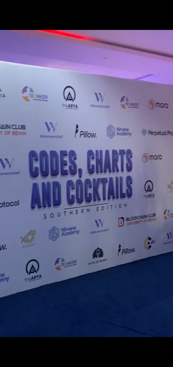 tosin__tweets's tweet photo. Really had a good time at the @women_in_defi Codes, Charts and Cocktails event earlier today.
What better way to wrap up the week?😎
#widccc #womenindefi https://t.co/TDpa7Zz8uT