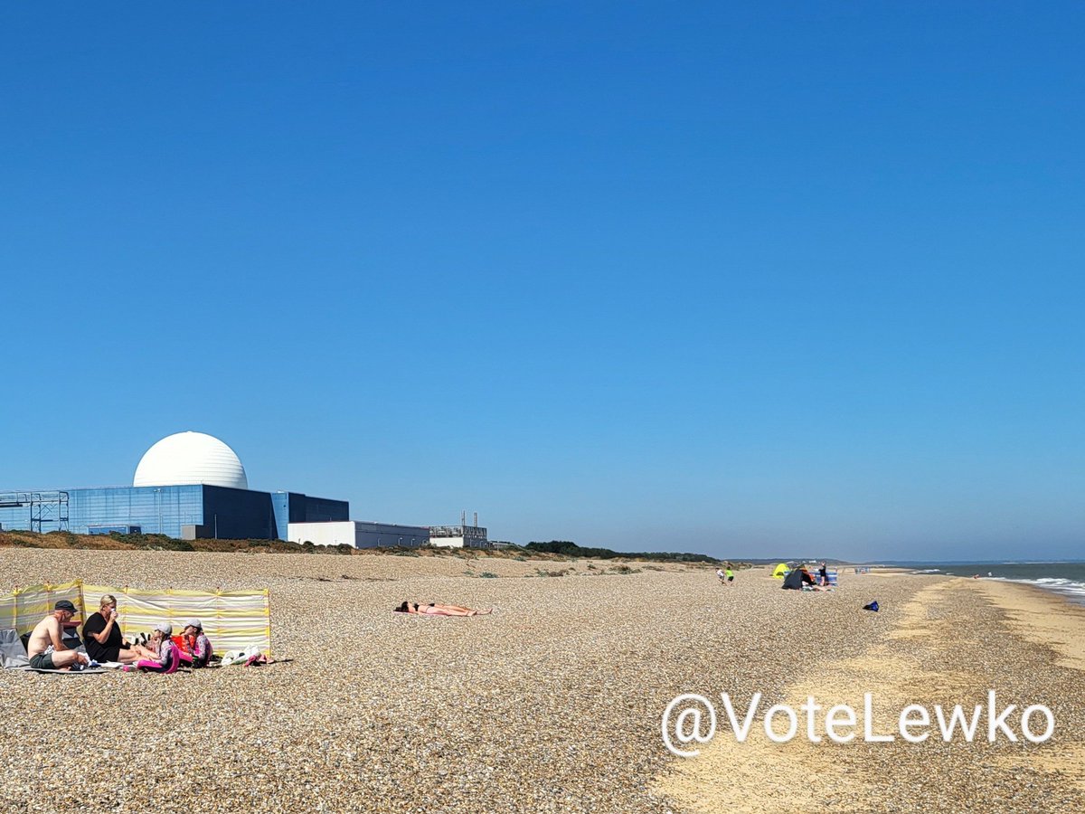 This is the beach next to Sizewell B nuclear power plant on a sunny day in England. Terrifying isn't it? The plant powers *2.3 million homes* and takes very little space. Nuclear is clean and safe. It is also reliable 24/7 in a way wind and solar can never be. Wake up Australia.