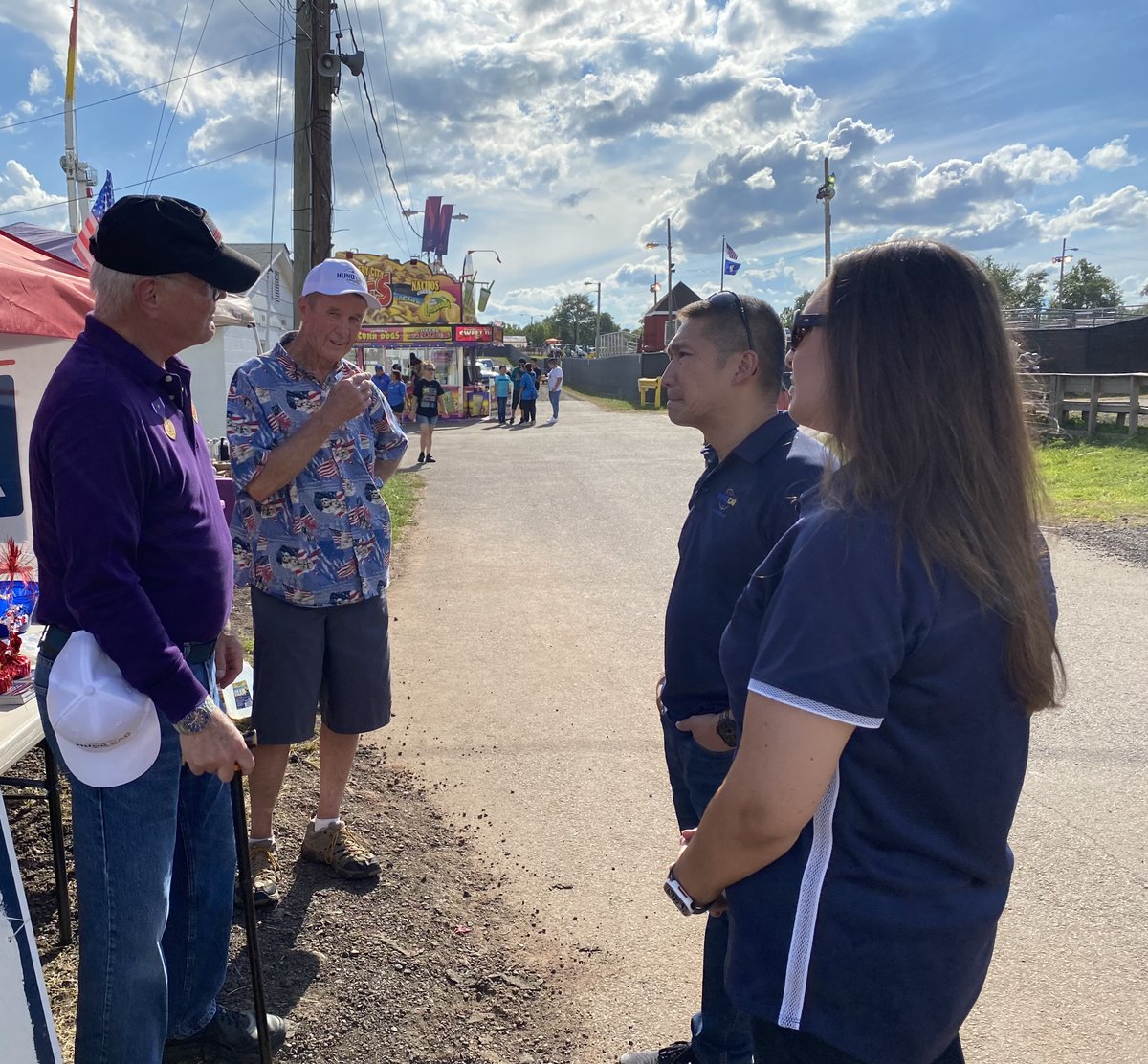 HungCao_VA's tweet photo. A great day for some fun at the Prince William County Fair! In speaking with voters, one thing is clear- #VA10 is sick of DC politics as usual.

Vote for common-sense this Fall! #CaoForCongress https://t.co/eC99B6F0Qi