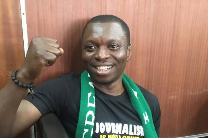 SaharaReporters's tweet photo. BREAKING: Nigerian Journalist, Agba Jalingo Released From Police Custody | Sahara Reporters https://t.co/gXLQ0JrGku https://t.co/ktyAuI12HR