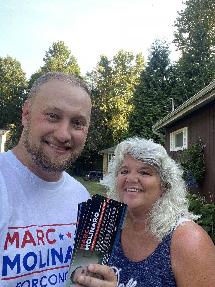 brian_ruddle's tweet photo. @marcmolinaro supporter Laura insisted that I take a picture with her and let people know that you can go to https://t.co/Mon4ELgOVD to find your early vote and EDay location for the #SpecialElection. Make Your Vote Plan NY19! https://t.co/XTEYdnnNGe