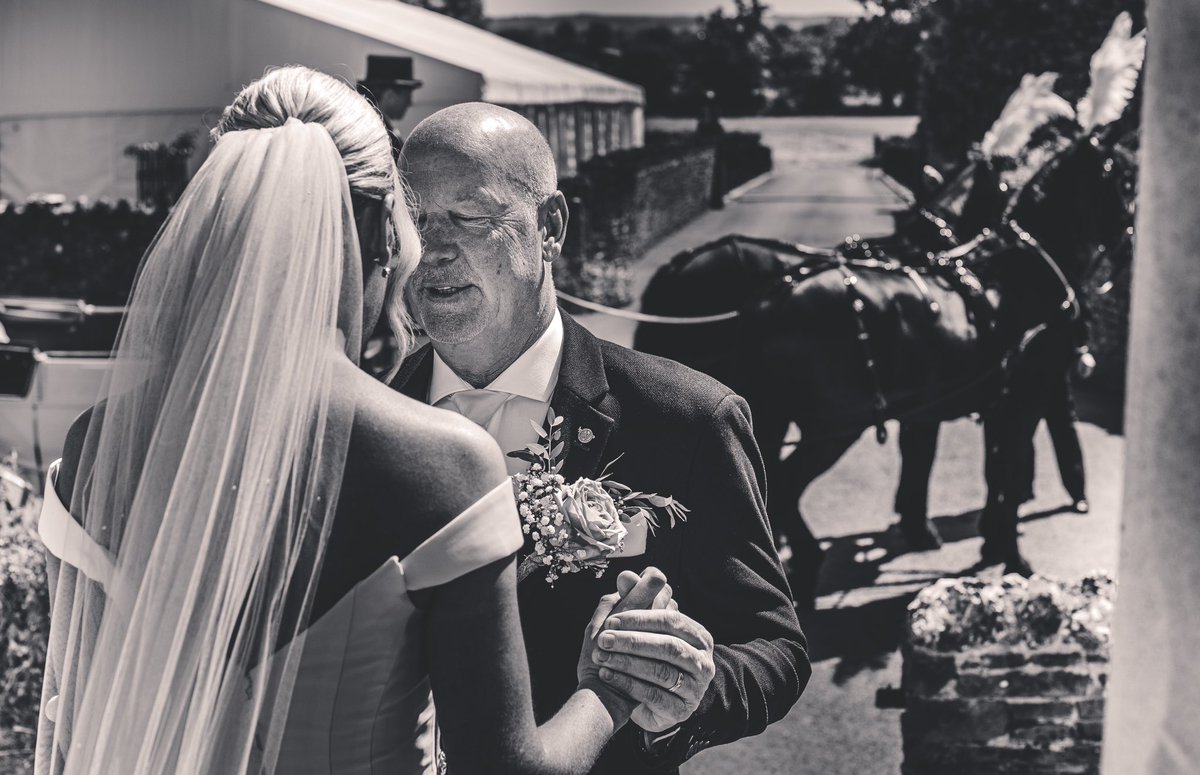 The moment between father and daughter, you cannot write this front row seat stuff. #weddingphotographer #WEDDINGPHOTOGRAPHY #documentary #Devon #wedding #fatherofthebride #photography #photographer #bride