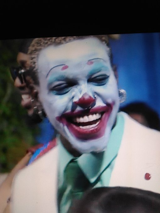 DavidFemi22's tweet photo. Hermes creativity is legendary!

The fact that he painted an impeccable facial outlook of joker is damn impressive!

#bbnaija #HermesIsAllOfUs #HermesLoKan #HermesIyele https://t.co/nHmi6Lb65d