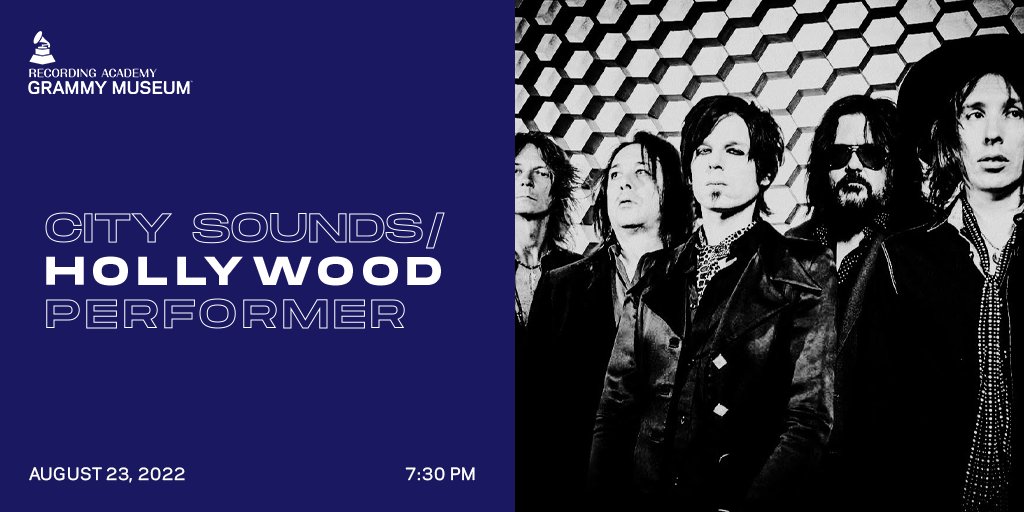 GRAMMYMuseum's tweet photo. Rock the stage this Tuesday with #TheClaws at #CitySounds. 🤘
Get your 🎟️'s to see them and other #Hollywood artists: https://t.co/ENJZNu2FR2 https://t.co/ABp357FMh4