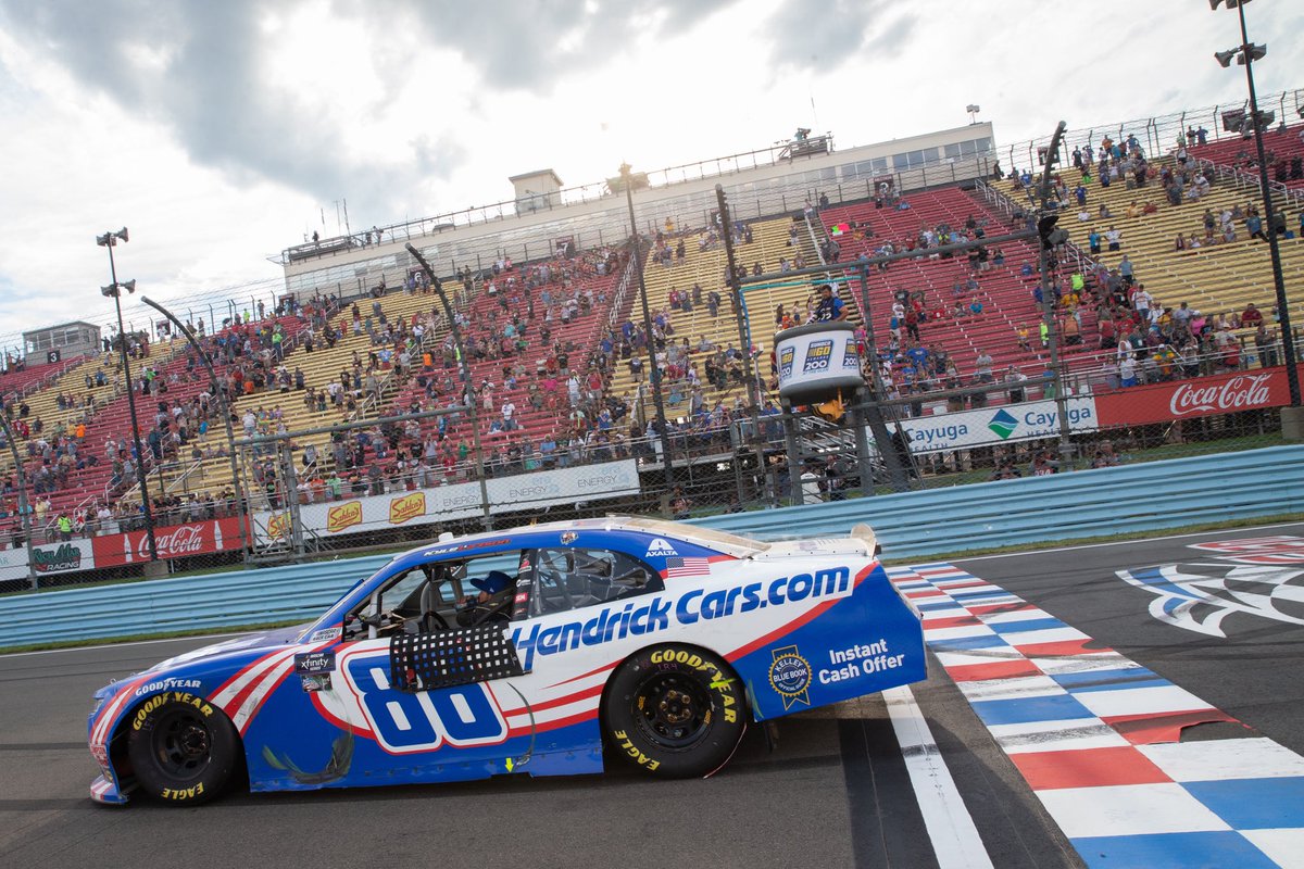 samdraiss's tweet photo. .@KyleLarsonRacin wins the #NASCAR #SunocoGoRewards200 @WGI @ThePodiumFinish https://t.co/ooiWlj5dUM