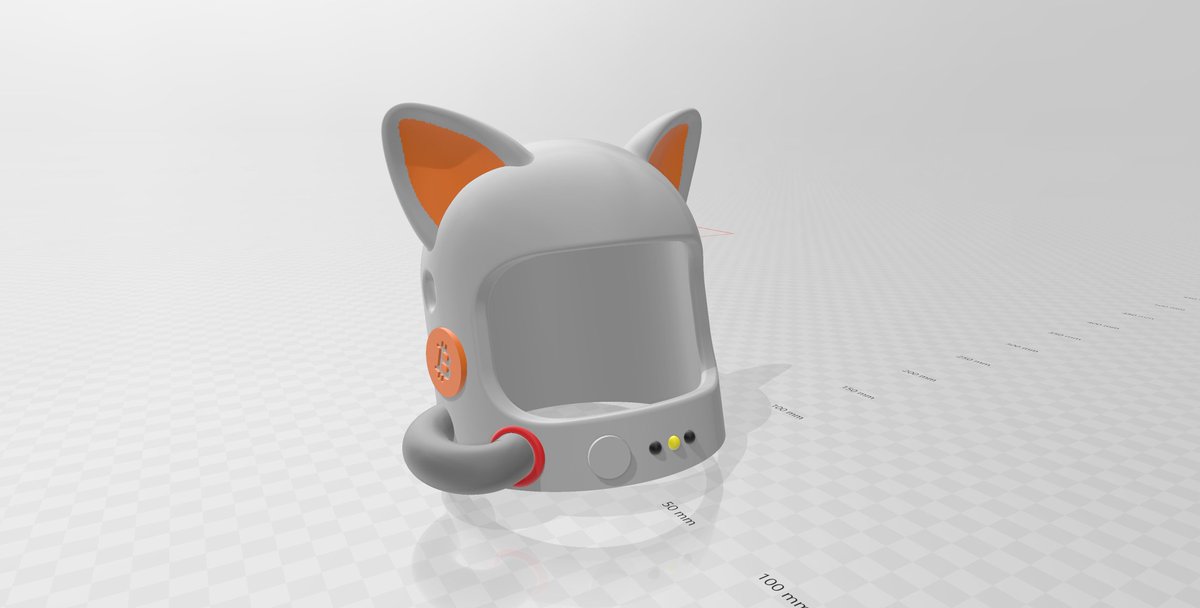 Taking inspiration from <a href="/BitkoYinowsky/">Bitko Yinowsky 13%er</a>'s Space Cat.

We brought it to 3 Dimensions and we're going to make it life size to be able to wear it. 

<a href="/jbhoz/">Jiiimbo 🌮⚡🌽☣</a> had a pretty cool idea to do a Trust Chain with it around the world after we get it finished up. #WEAREALLHODLONAUT