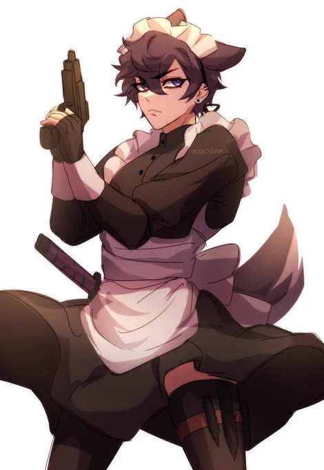 Battle maid Shoto + thigh highs #ArtoftheRogue  