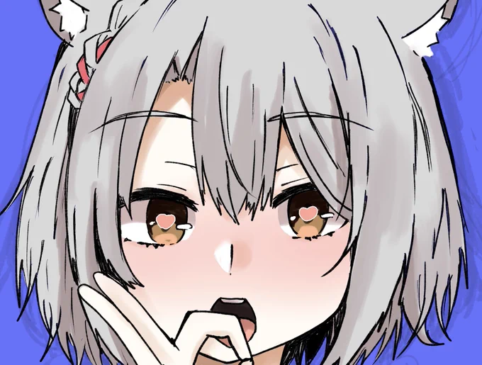 多分どこにもアップしないセンシティブなミオちゃん描いてます 