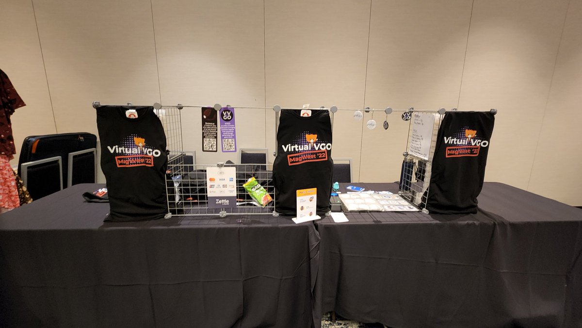 Sup nerds @ #magwest tomorrow is the last day! Please stop by the combination Bestestcat &amp; <a href="/VirtualVGO/">Virtual Video Game Orchestra</a> merch table! We have a limited edition shirt and many handmade stickers, buttons, bottle openers, and keychains! Please stop by!!