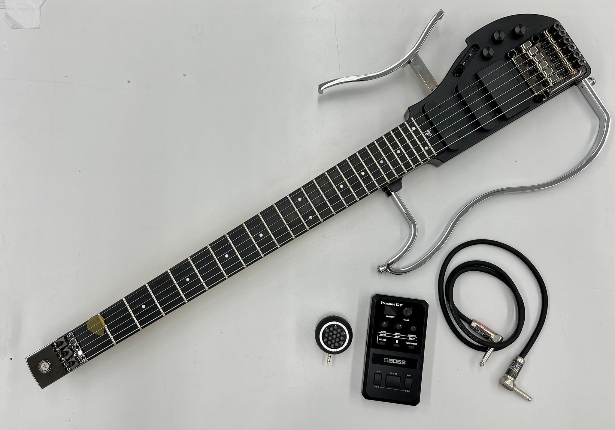 美品　ALP エーエルピー 折り畳み式 トラベルヘッドレスギターAD-80 Alp ad-80ヘッドレスエレキギター,折りたたみ式ボディ構造,高品質の