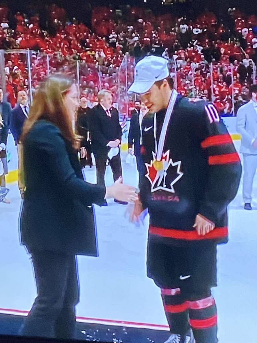 Couldn’t be prouder of this guy. First class on and off the ice. Always. <a href="/LoganStankoven/">Logan Stankoven</a> was immense all tourney. Just so thrilled for him. And <a href="/wes_stanky/">Wes</a> and the rest of the fam. <a href="/blazerhockey/">Kamloops Blazers</a> <a href="/DallasStars/">Dallas Stars</a> <a href="/YHA_Lions/">YHA_Lions</a> <a href="/hkygivesblood/">Hockey Gives Blood</a>