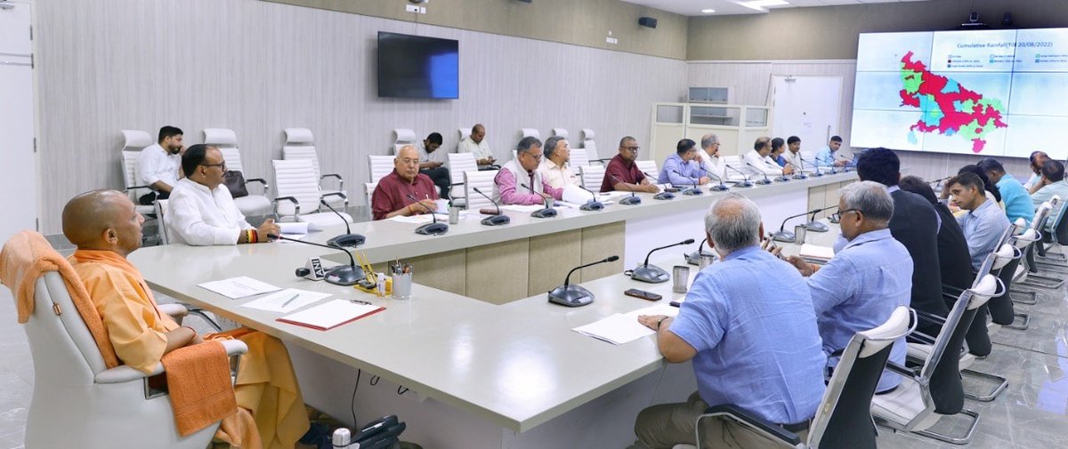 मा0 मुख्यमंत्री श्री योगी आदित्यनाथ जी की अध्यक्षता में 5-कालीदास मार्ग, लखनऊ में आयोजित प्रदेश में मानसून और फसल बोआई की स्थिति की समीक्षा बैठक में प्रतिभाग किया...!!!

@Narendramodi @bjp4india @jpnadda @amitshah  <a href="/myogiadityanath/">Yogi Adityanath</a> @bjp4up