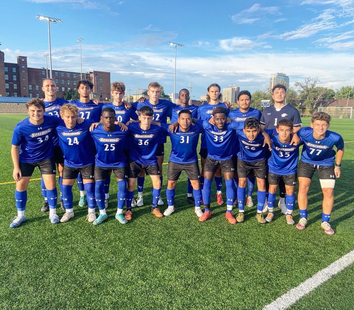 SpaldingMSOC's tweet photo. 🔵 𝗩𝗦 🟡     

First 11v11 of the season! #SUMS #Fall2022 https://t.co/NGfGLkfoWd
