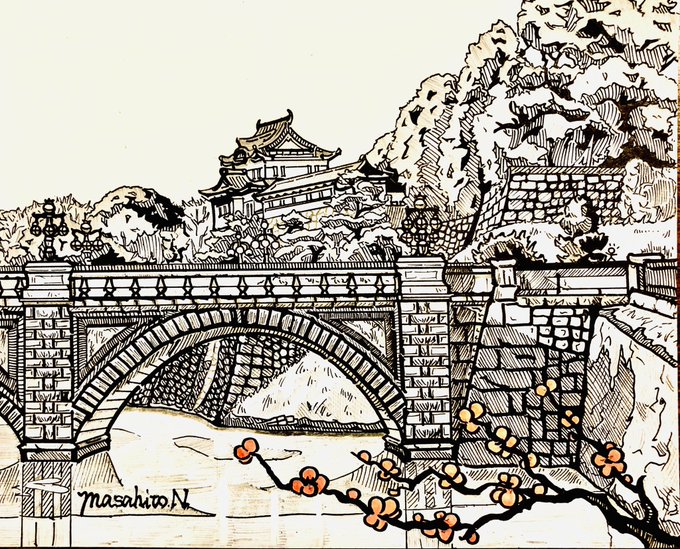 皇居のtwitterイラスト検索結果