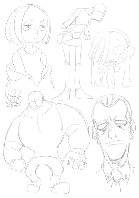 手慣らしラクガキ 