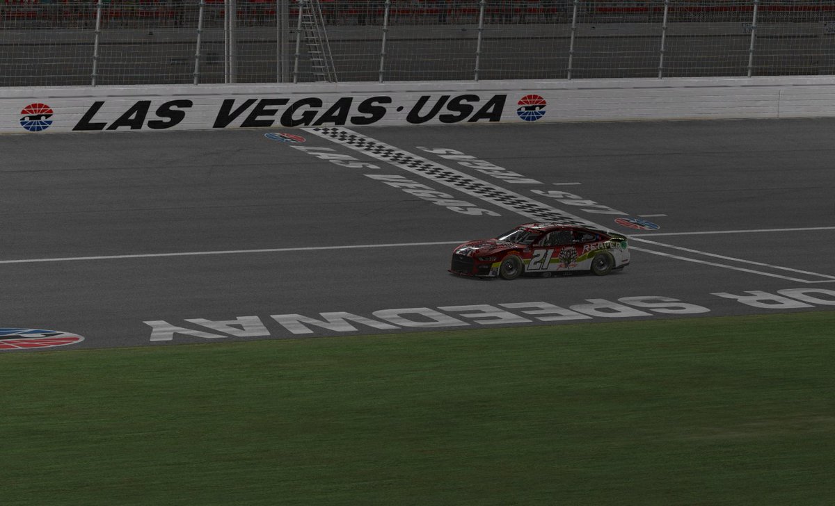 Wow what a race <a href="/LVMotorSpeedway/">Las Vegas Motor Speedway</a> , Congrats to <a href="/ChadSul91753702/">Chad Sullivan</a> and Thanks to <a href="/213simwear/">213simwear</a> for another great broadcast. Also a tip to the cap for <a href="/Michael31304761/">Michael Nas'Carter</a> for his first pole of the season with <a href="/EliteCupRacing/">Elite Cup Racing</a> After a week off we head to <a href="/AutoClubSpdwy/">.englargedtoe</a>
