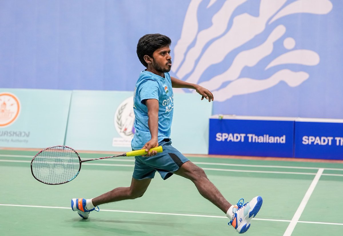 Disappointed performance from me Thailand Para Badminton International 2022. It was good experience and learnt new things.
Will train hard and come back stronger.

Thank you Gopichand sir, Rajendra coach, <a href="/IRFAN_PARACOACH/">IRFAN</a> Coach.

Thank you <a href="/OGQ_India/">OGQ</a> for your support.