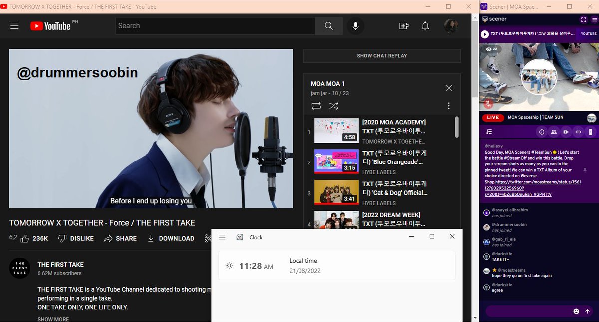 guitaristsoob's tweet image. thought i'd join while i still could!

—thread of streamshots ☆

#MOABirthdayBash #StreamOff #TeamSun☀️