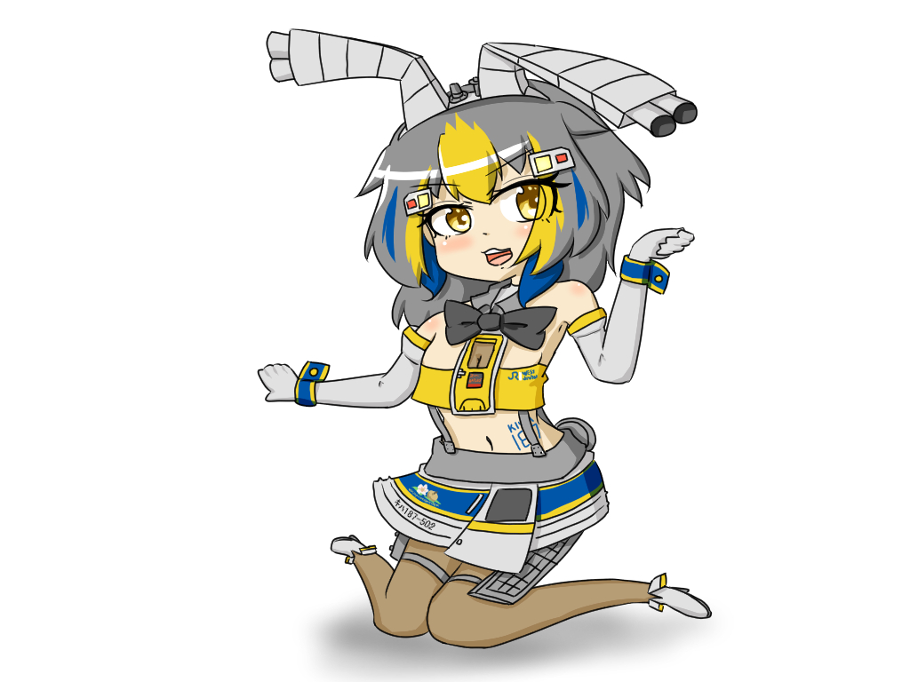 「うなぎ #バニーの日 」|チクワのイラスト