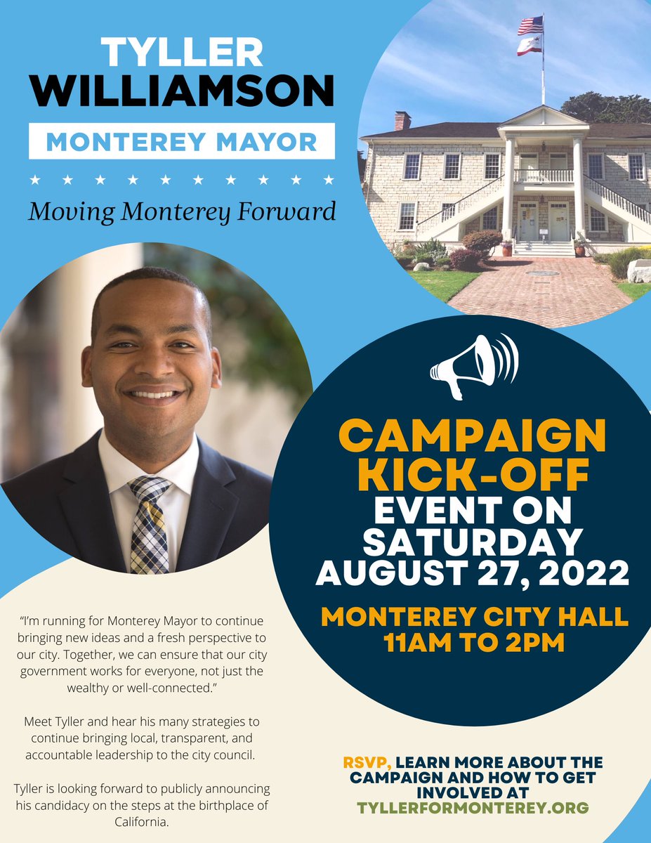 Monterey Mayor Tyller Williamson (@tyller4monterey) / Posts / X