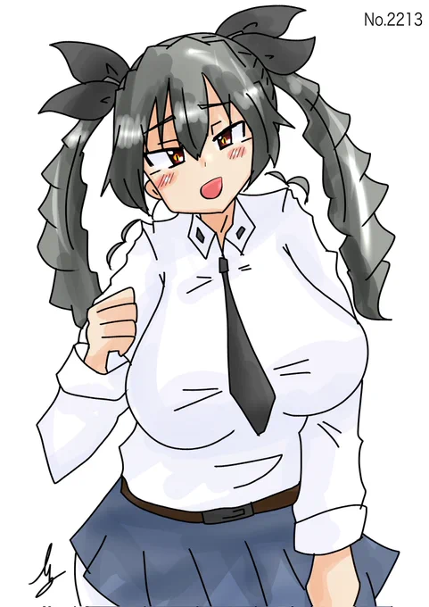 [がんばれっ!アンチョビ]#1日1ドゥーチェ 
