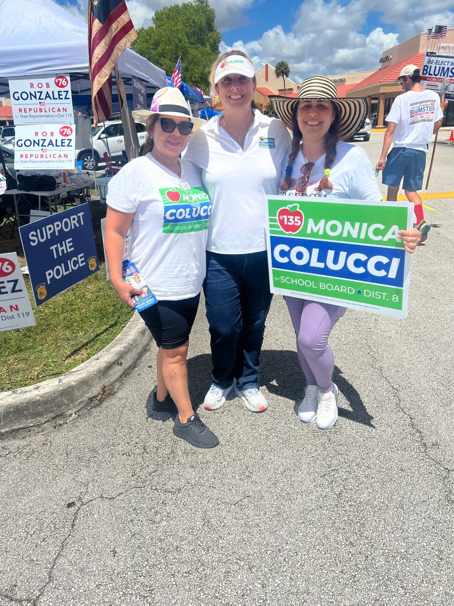 MonicaColucciFL's tweet photo. I want to thank all our volunteers for their hard work and dedication to the #TeamColucci Campaign. I appreciate everything you are doing to help me bring principled leadership to our School Board. https://t.co/MdfEiPlG6r