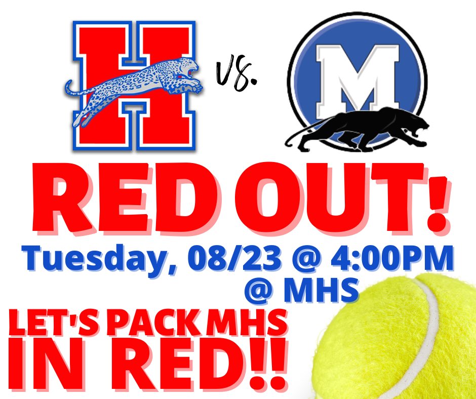 gojagtennis's tweet photo. 📍MHS
⏰Tuesday 4pm 
One Team 🏆 One Goal 
#JaguarPride #expectexcellence https://t.co/VzrRx3r1S4