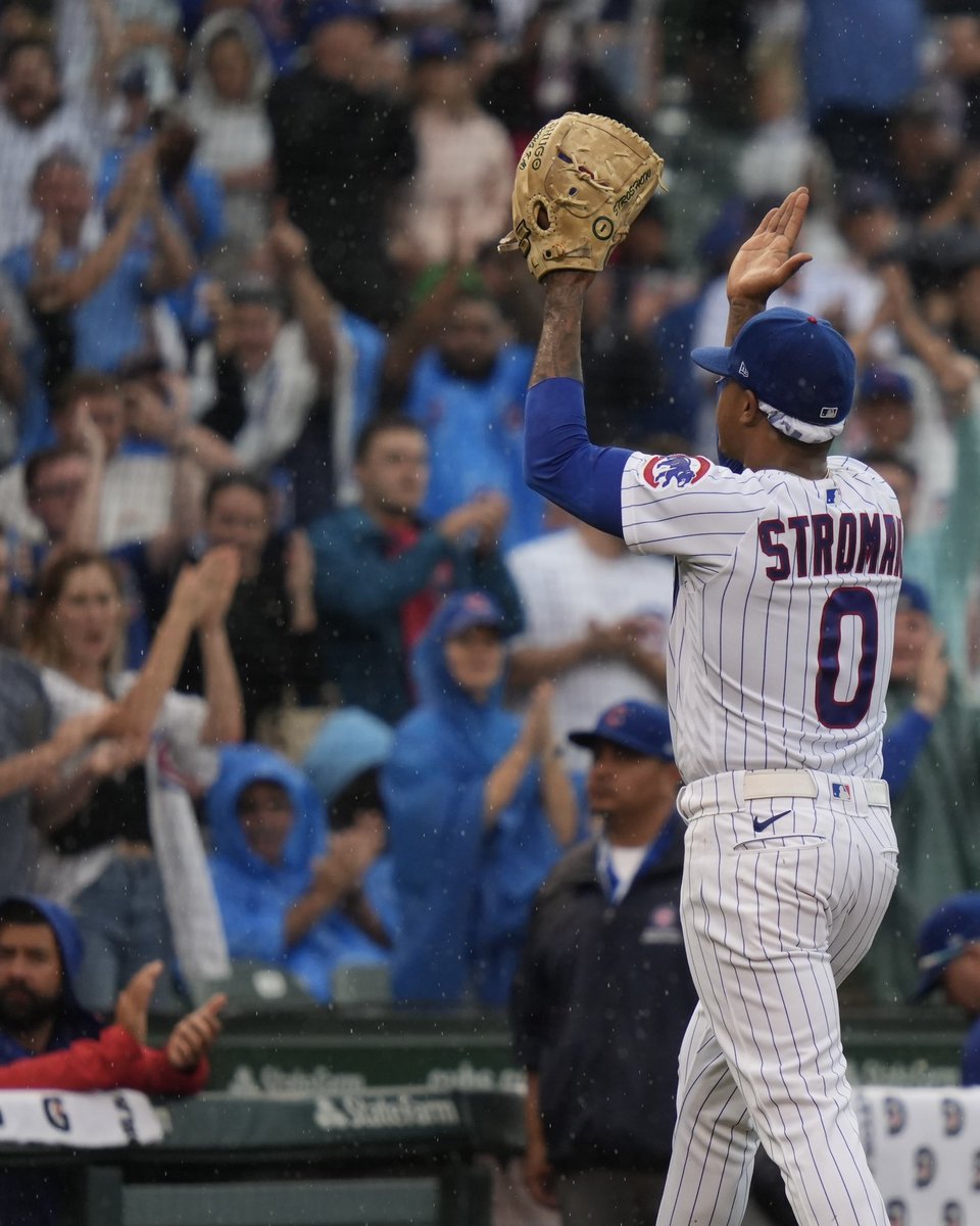 STR0's tweet photo. There’s no better environment to play baseball in than Wrigley. No debate. Shout to the best fans in the league for bringing that positive energy each and every day. We can’t thank you enough! 🗣 @Cubs https://t.co/UZbdWnof6A