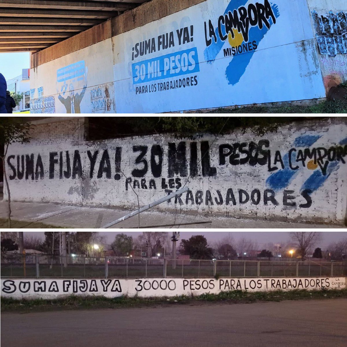 la_campora's tweet photo. Lo que dice Clarín // Lo que dicen las paredes 

🔗 https://t.co/2yS3sFiCNv https://t.co/wrb2HfIjCO