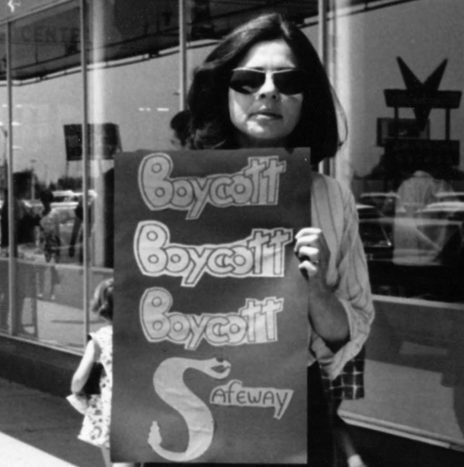 TheyWereStolen's tweet photo. @UFWupdates @MaestroGaeta @CAgovernor I was raised by parents who taught us that we have a responsibility to ensure social justice and equality for all. 
#GrapeBoycott picketing for farmworker rights. Viva! https://t.co/I0XhurjlD1