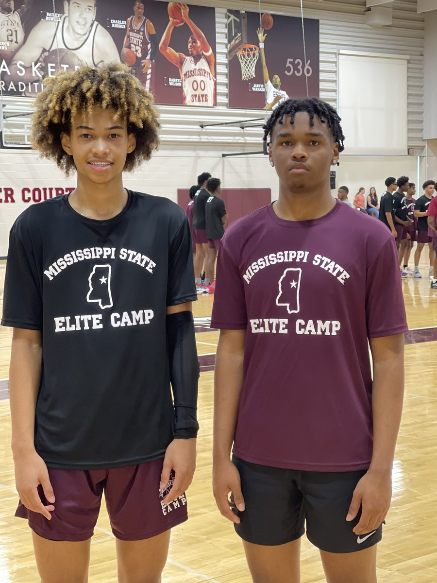 AberdeenHoops's tweet photo. Great day at Mississippi State’s Elite camp for our guys 2025 Tallie Webber (@TallieWebber) &amp; 2024 Allan Evans (@ajevans3_)! Back to work Monday! https://t.co/QM98QcZsFI