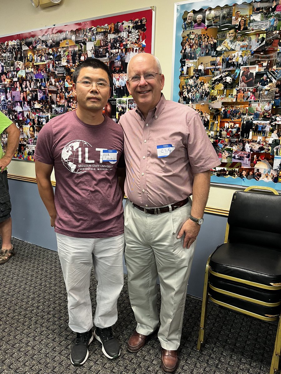 ClifSmart's tweet photo. Dropped by Bear Chapel to welcome our new Chinese students from LNU and Southwest to campus. They are excited to be in #SGF https://t.co/o9wM6bdhgJ