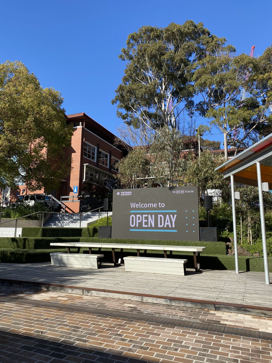 marc_cscott's tweet photo. Great day for #VUOpenDay. Today 10-3 at Footscray Park campus. Come down enjoy the activities and checkout the TV Studio and other #animation #VFX #MediaProduction spaces… @victoriauninews https://t.co/v9LYh52X8g